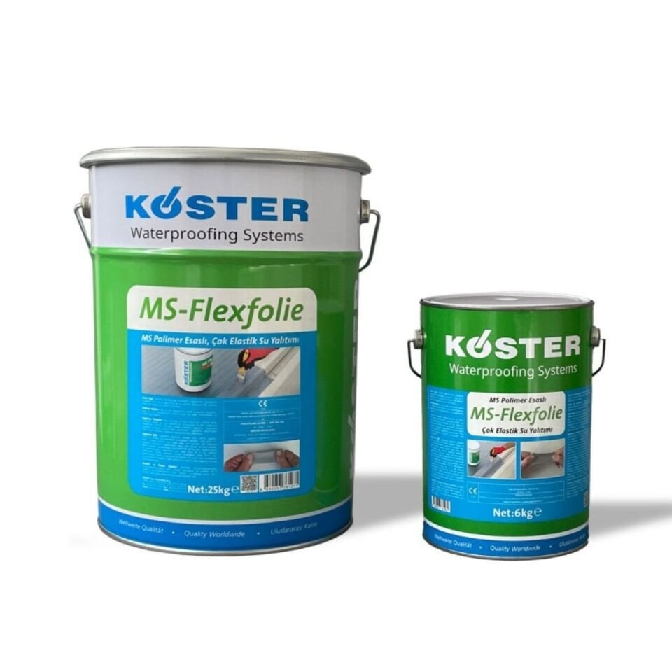 Köster MS-Flexfolie MS Polimer Esaslı, Çok Elastik Su Yalıtımı
