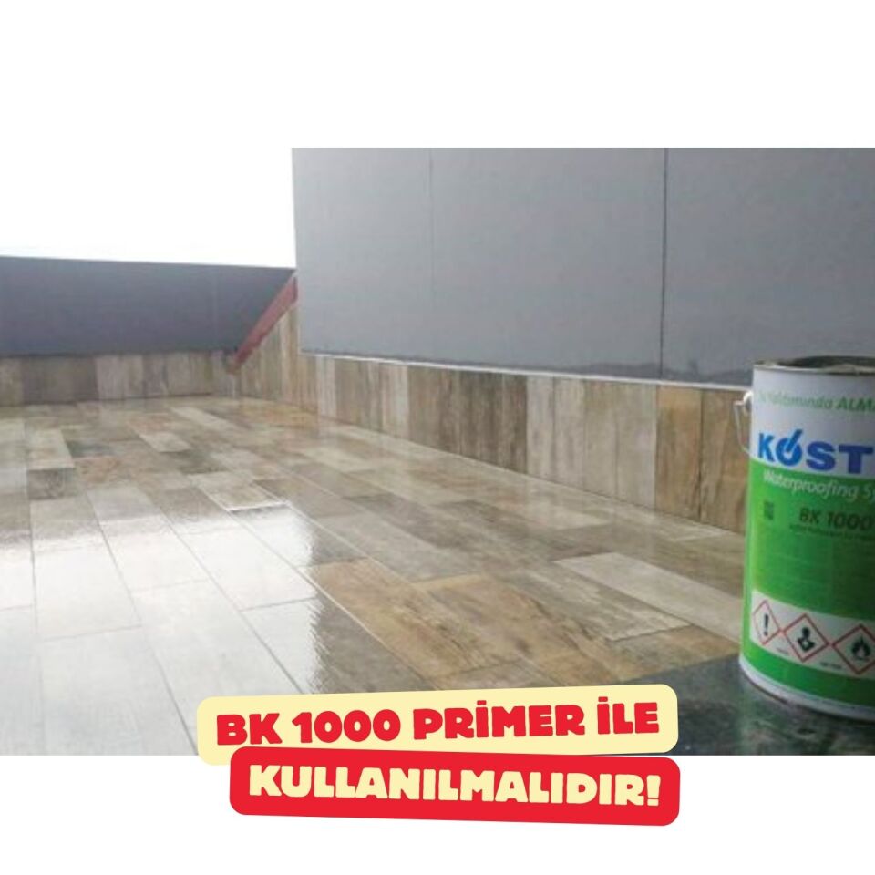 KÖSTER BK 1000 Şeffaf Poliüretan Su Yalıtımı 4 L