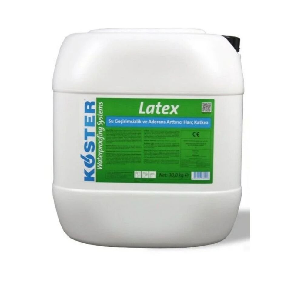 Köster Latex 30 kg – Sentetik Kauçuk Esaslı Aderans ve Su Geçirimsizlik Katkısı