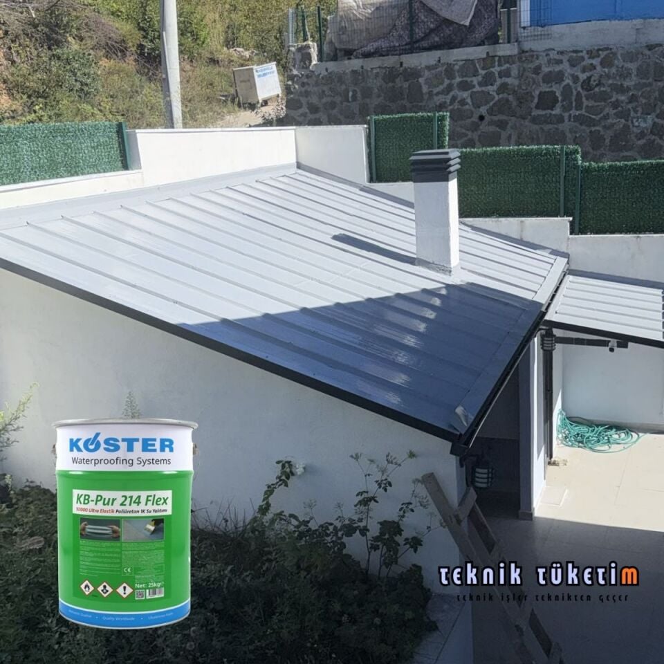 KÖSTER KB-Pur 214 FLEX 25 kg - %1000 Ultra Elastik Poliüretan 1K Likit Su Yalıtımı