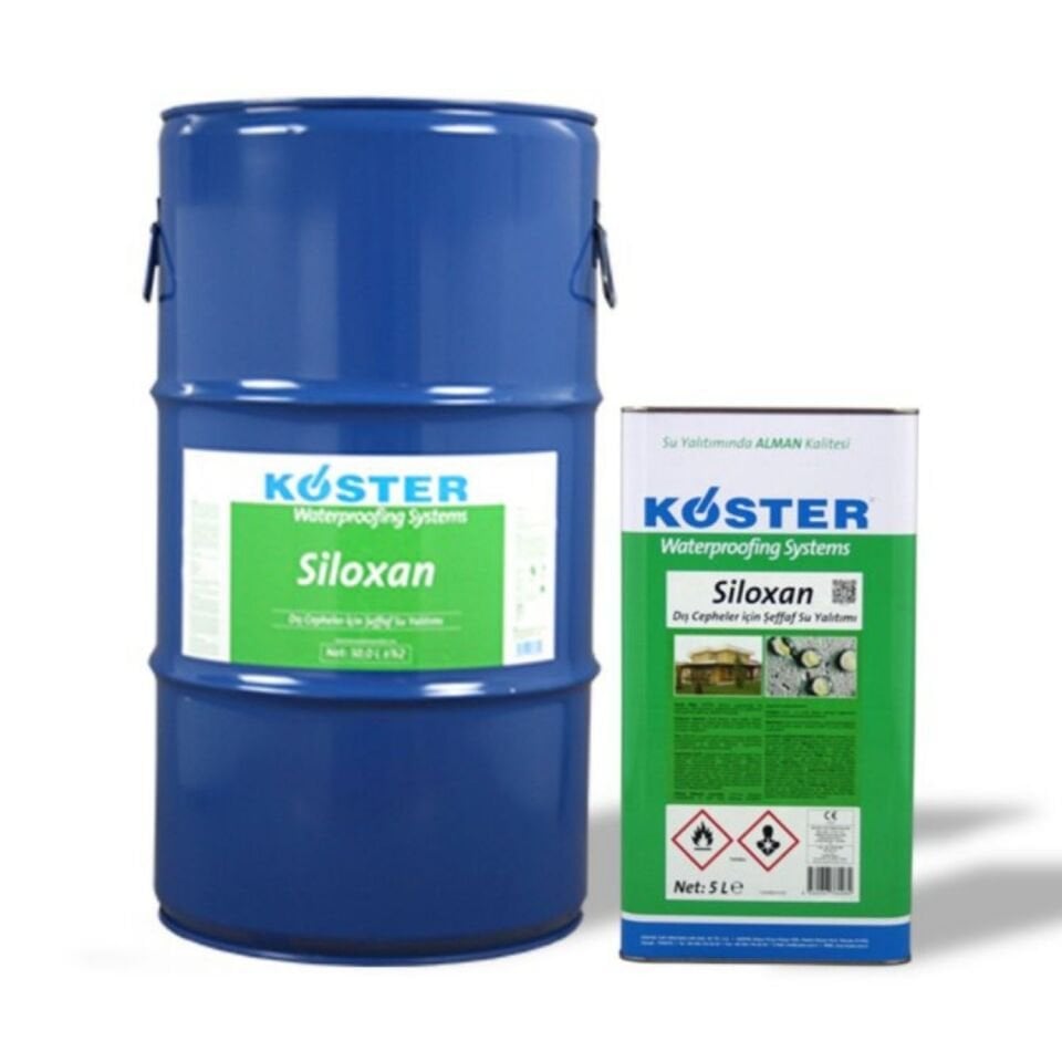 KÖSTER Siloxan - Şeffaf, Solvent Esaslı Cephe Su İtici ve Koruyucu