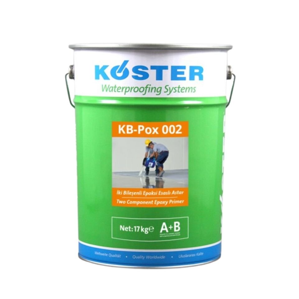 KÖSTER KB-Pox 002 - Epoksi Esaslı, İki Bileşenli Astar ve Bağlayıcı 15 kg
