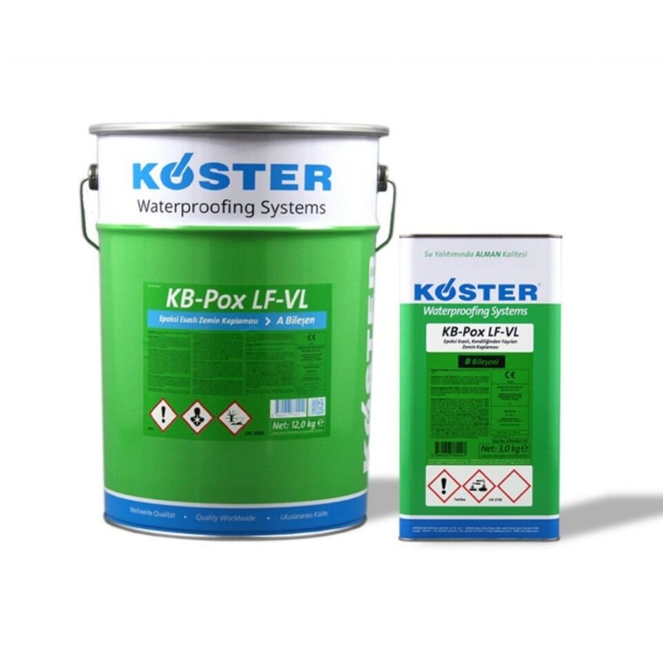 KÖSTER KB-Pox LF-VL - Epoksi Esaslı, Kendiliğinden Yayılan Zemin Kaplaması