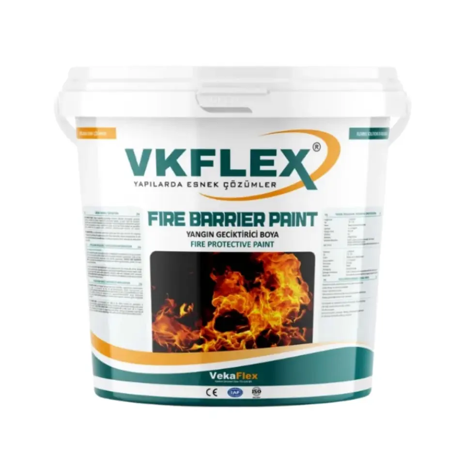 Vkflex Fire Barrier Paint Yangın Geciktirici Boya 120 dk Beyaz 18 kg
