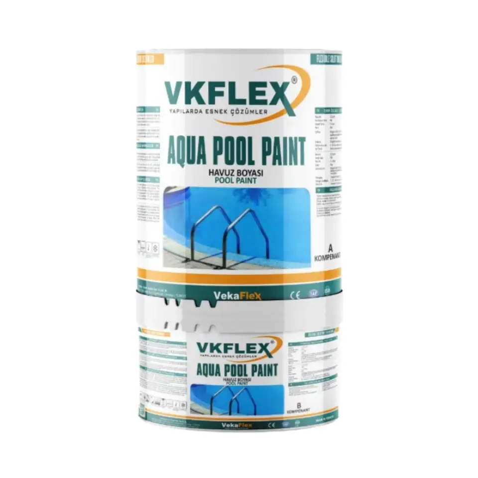 Vkflex Aqua Pool Paint - Poliüretan Esaslı Havuz ve Su Deposu Boyası 4,5 kg