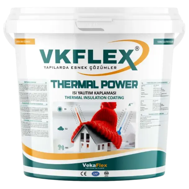 Vkflex Thermal Power - Likit Isı Yalıtım Kaplaması Beyaz 18 L